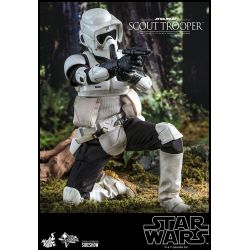 Figurine Scout Trooper Hot Toys MMS611 (Star Wars Le Retour du Jedi)