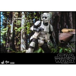 Figurine Scout Trooper Hot Toys MMS611 (Star Wars Le Retour du Jedi)