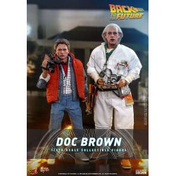 Figurine Doc Brown Hot Toys MMS609 (Retour vers le futur)