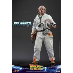 Figurine Doc Brown Hot Toys MMS609 (Retour vers le futur)