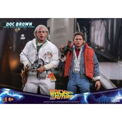 Figurine Doc Brown Hot Toys MMS609 (Retour vers le futur)