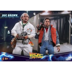 Figurine Doc Brown Hot Toys MMS609 (Retour vers le futur)