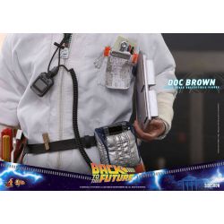 Figurine Doc Brown Hot Toys MMS609 (Retour vers le futur)