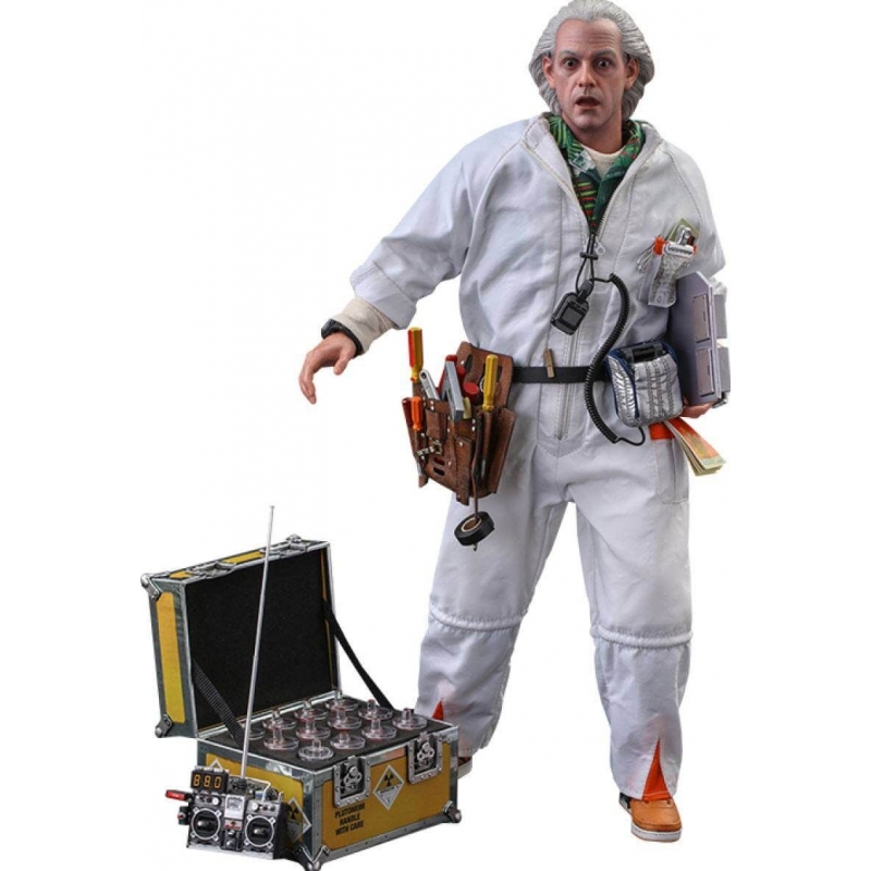 Figurine Doc Brown Hot Toys Deluxe MMS610 (Retour vers le futur)