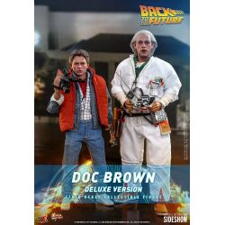 Figurine Doc Brown Hot Toys Deluxe MMS610 (Retour vers le futur)