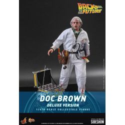 Figurine Doc Brown Hot Toys Deluxe MMS610 (Retour vers le futur)