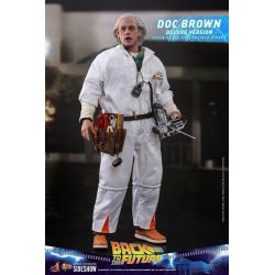 Figurine Doc Brown Hot Toys Deluxe MMS610 (Retour vers le futur)