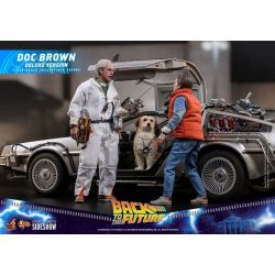 Figurine Doc Brown Hot Toys Deluxe MMS610 (Retour vers le futur)