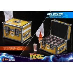 Figurine Doc Brown Hot Toys Deluxe MMS610 (Retour vers le futur)