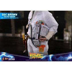 Figurine Doc Brown Hot Toys Deluxe MMS610 (Retour vers le futur)