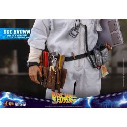 Figurine Doc Brown Hot Toys Deluxe MMS610 (Retour vers le futur)