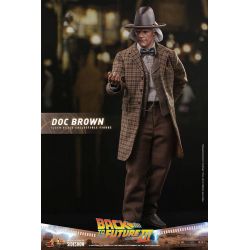 Doc Brown Hot Toys figure MMS617 (Back to the futur 3)