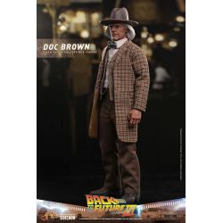 Figurine Doc Brown Hot Toys MMS617 (Retour vers le futur 3)