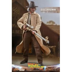 Figurine Doc Brown Hot Toys MMS617 (Retour vers le futur 3)