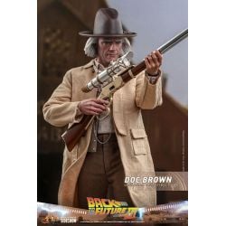 Doc Brown Hot Toys figure MMS617 (Back to the futur 3)
