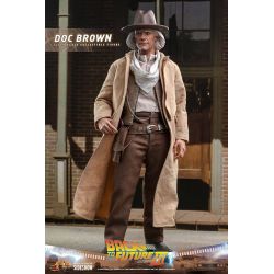 Figurine Doc Brown Hot Toys MMS617 (Retour vers le futur 3)