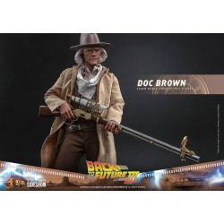 Figurine Doc Brown Hot Toys MMS617 (Retour vers le futur 3)