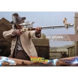 Figurine Doc Brown Hot Toys MMS617 (Retour vers le futur 3)