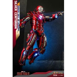 Hot Toys Iron Man Silver Centurion armor suit up version diecast MMS618D43 (figurine Iron Man 3)