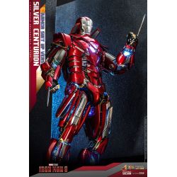 Hot Toys Iron Man Silver Centurion armor suit up version diecast MMS618D43 (figurine Iron Man 3)