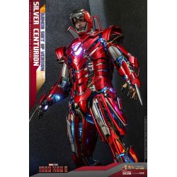 Hot Toys Iron Man Silver Centurion armor suit up version diecast MMS618D43 (figurine Iron Man 3)