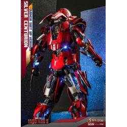 Hot Toys Iron Man Silver Centurion armor suit up version diecast MMS618D43 (figurine Iron Man 3)