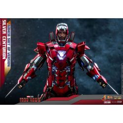 Hot Toys Iron Man Silver Centurion armor suit up version diecast MMS618D43 (figurine Iron Man 3)