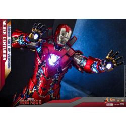Hot Toys Iron Man Silver Centurion armor suit up version diecast MMS618D43 (figurine Iron Man 3)