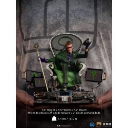 The Riddler (le Sphinx) Deluxe Art Scale Iron Studios (figurine DC Comics)