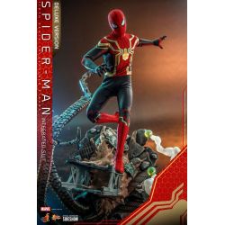 Spider-Man (integrated suit) Hot Toys deluxe MMS624 Movie Masterpiece (figurine Spider-Man No Way Home)