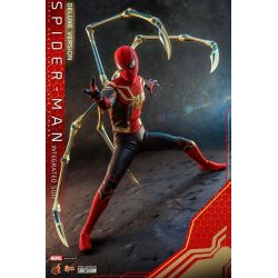 Spider-Man (integrated suit) Hot Toys deluxe MMS624 Movie Masterpiece (figurine Spider-Man No Way Home)