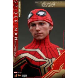 Spider-Man (integrated suit) Hot Toys deluxe MMS624 Movie Masterpiece (figurine Spider-Man No Way Home)