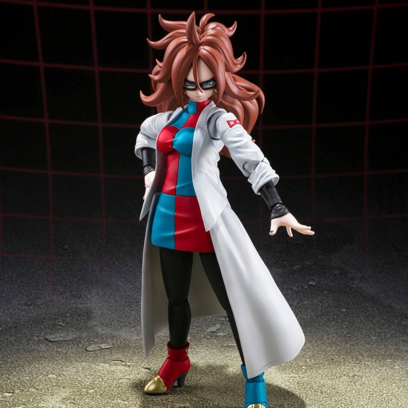 Android 21 lab coat SH Figuarts figurine articulée (Dragon Ball Fighterz)