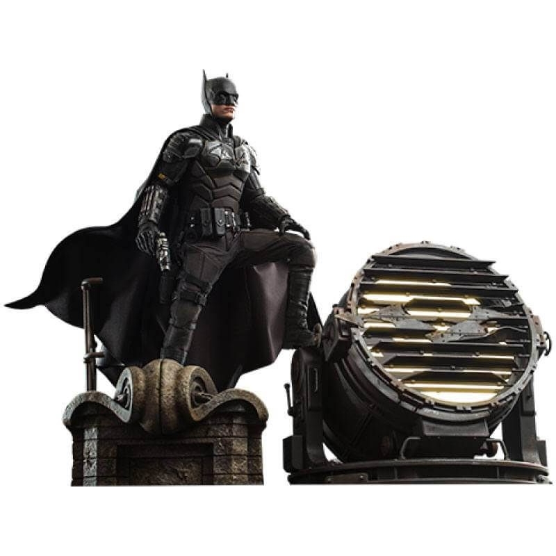 Batman and Bat-Signal Hot Toys Movie Masterpiece figure MMS641 (The Batman) Batman and Bat-Signal Hot Toys Movie Masterpiece figure MMS641 (The Batman)