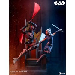 Ahsoka Tano vs Darth Maul diorama Sideshow (Star Wars The Clone Wars)