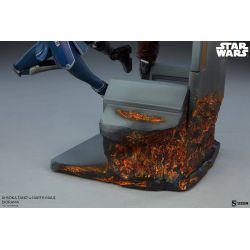 Ahsoka Tano vs Darth Maul diorama Sideshow (Star Wars The Clone Wars)