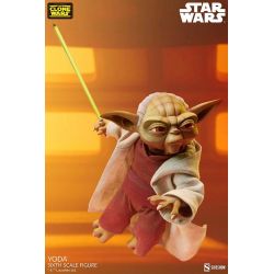Yoda Sideshow figure sixth scale (Star Wars : the clone wars)