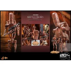 Battle Droid Hot Toys Movie Masterpiece figure Geonosis MMS649 20th anniversary (Star Wars episode II : attack of the clones)