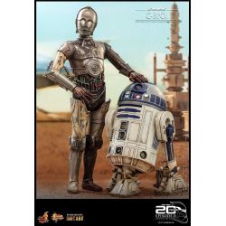 C-3PO figurine Movie Masterpiece Hot Toys diecast MMS650D46 20th anniversary (Star Wars episode 2 : l'attaque des clones)