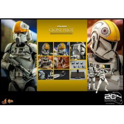 Clone Pilot Hot Toys Movie Masterpiece figure MMS648 20th anniversary (Star Wars episode II : AOTC)