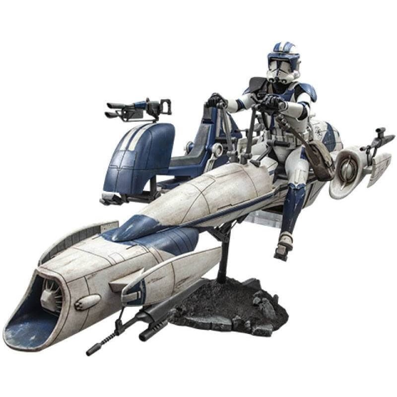 Heavy Weapons Clone Trooper and BARC speeder with sidecar TMS077 Hot Toys (figurine Star Wars the clone wars) Heavy Weapons Clone Trooper and BARC speeder with sidecar TMS077 Hot Toys (figurine Star Wars the clone wars)