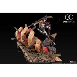 Statue Mikasa Ackerman (vs the armored titan) Oniri (L'attaque des titans)