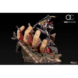 Statue Mikasa Ackerman (vs the armored titan) Oniri (L'attaque des titans)