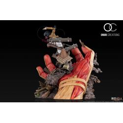 Statue Mikasa Ackerman (vs the armored titan) Oniri (L'attaque des titans)