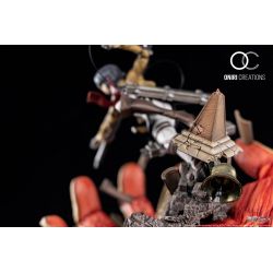 Statue Mikasa Ackerman (vs the armored titan) Oniri (L'attaque des titans)
