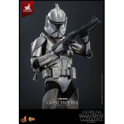 Figurine Clone Trooper Hot Toys chrome version Movie Masterpiece (Star Wars)