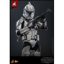 Figurine Clone Trooper Hot Toys chrome version MMS643 (Star Wars)