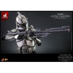 Figurine Clone Trooper Hot Toys chrome version MMS643 (Star Wars)