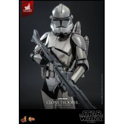 Figurine Clone Trooper Hot Toys chrome version Movie Masterpiece (Star Wars)