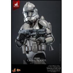 Figurine Clone Trooper Hot Toys chrome version MMS643 (Star Wars)